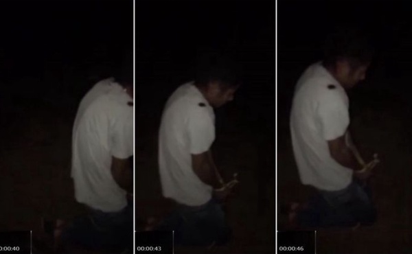 真实缅北男子因未完成任务逃跑被管理员抓到拉到野外直播杀人-大漠瓜客-免费吃瓜