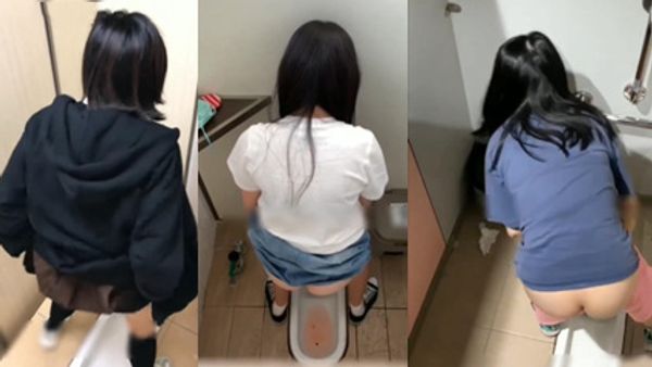 厕拍隔壁坑位多名女学生的大屁股