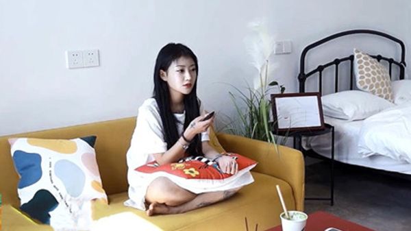 AI巨星性体验 宅男女神景田果冻传媒改编，勾引男友的兄弟被操