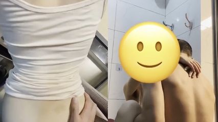 真实母子乱伦乱伦 在厨房后入风骚美丽小妈，随着抽插 巨乳一晃一晃的真令人上瘾！