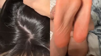 真实母狗被跩头深喉舔舐口交大鸡巴 抬腿抽插骚穴高潮呻吟娇喘