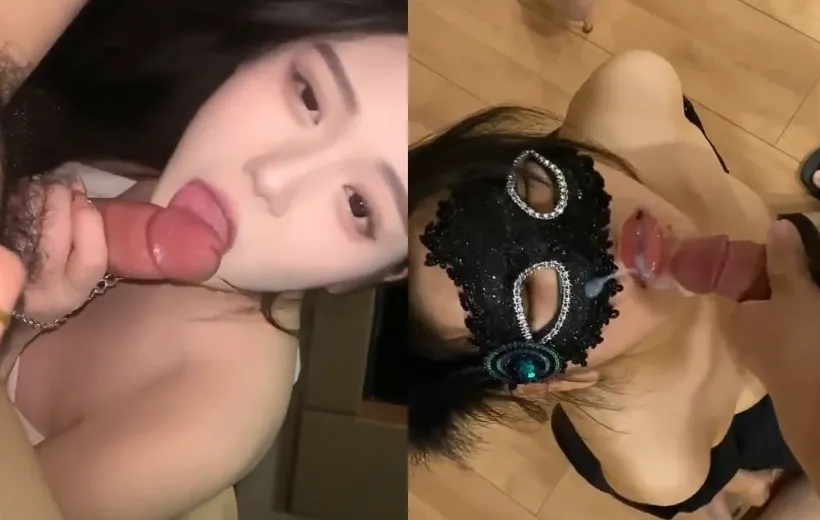 神级颜值女神口交合集，各种好看女友帮男友口交还愿意接受玩3P舔兄弟鸡巴，到底怎么调教的啊？