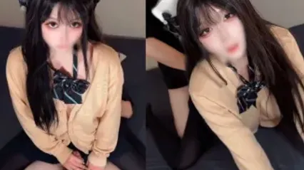 萝莉福利姬 鸡教练 真空JK小毛衣加上厚黑连裤袜 骑乘边上下套弄鸡巴 被后入粗暴撞击体外射精