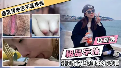 大连外国语大学极品学妹 赵嘉颖 遭渣男泄密不雅视频 实锤露脸本人 没想到高冷学妹私底下钟爱大屌