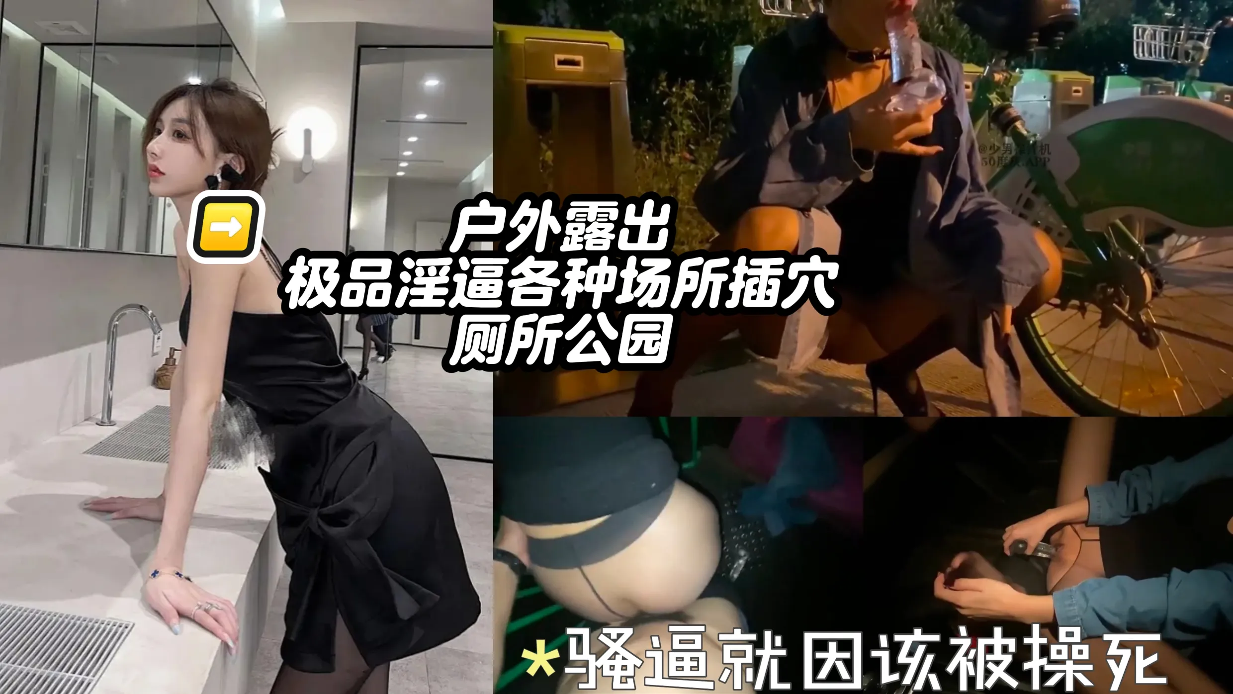 极品名器骚逼户外露出实战 各种场所激烈抽差骚穴画面特写 这种贱货就该直接操死