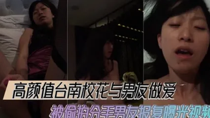 高颜值台南校花与男友做爱被偷拍分手男友报复曝光视频 全集