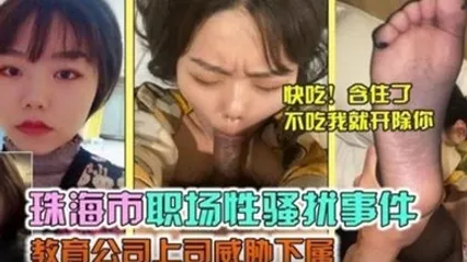 珠海市职场性骚扰事件教育公司上司威胁下属 全集