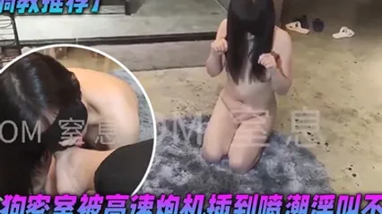 调教推荐母狗密室被高速炮机插到喷潮淫叫不止 全集