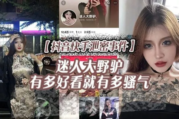 抖音快手泄密事件迷人大野驴有多好看就有多骚气 全集