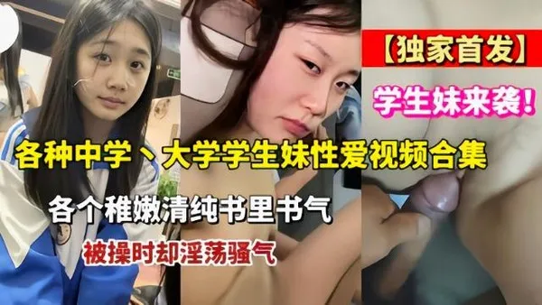 独家首发各种中学大学学生妹性爱视频合集