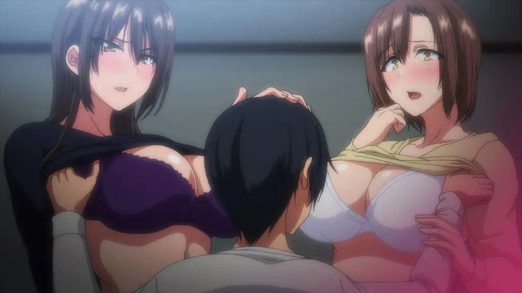 裹番 为了没有两对巨乳就无法勃起的丈夫带友人一起的妻子 1