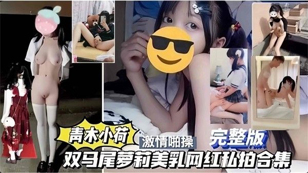 激情啪操网红萝莉双马尾刚考上大学的美乳网红“青木小荷”私拍合集完整版，速来围观！