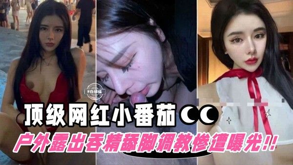 顶级网红-小番茄户外被进驻调教露出吞精舔脚惨遭粉丝扒出曝光！颜控必看精品