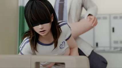 3D Animation: Deadly Combat - Nanami. A student in uniform is harassed by a perverted doctor; blindfolded and forced deepthroat, followed by raw rear-entry pounding ending in internal creampie. Cover
