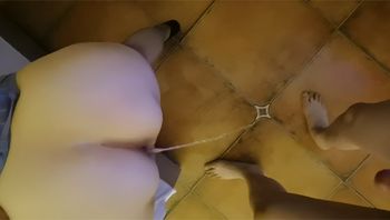 Wife Gets Fucked to Squirting 5 Times by a Post-95 Young Bull and Her Cuckold Husband Taking Turns! Cover