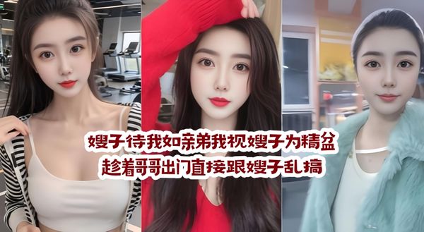 嫂子待我如亲弟，我视嫂子为精盆，趁着哥哥出门直接跟嫂子乱搞，中途边接我哥电话边让我插，刺激！