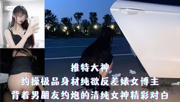 推特大神-约操极品身材纯欲反差婊女博主-背着男朋友约炮的清纯女神精彩对白