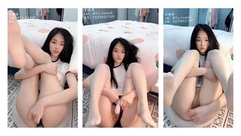 Cute as Hell Welfare Girl Yuumiaomiao in Gymnastics Outfit Seduction, Crystal Dildo Pounding Masturbation Cover