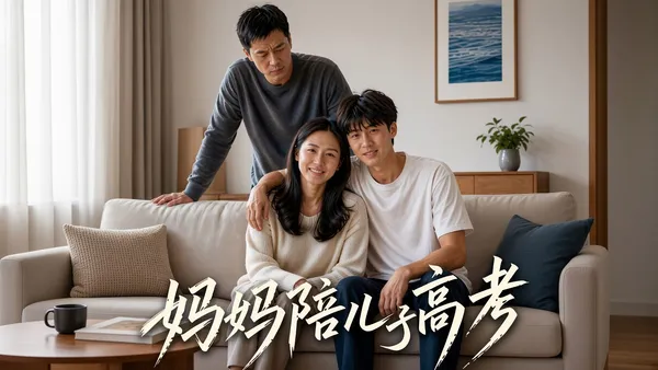 妈妈陪儿子高考 AI成人短剧 第1集 儿子高考压力太大 母亲献身帮儿子撸管排解压力 封面