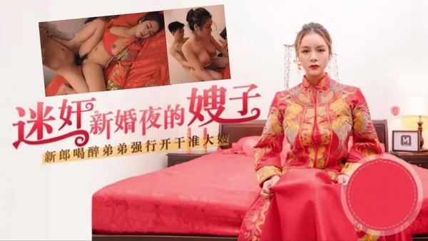 嫂子太迷人了，趁着哥哥喝醉，迷奸新婚夜的嫂子 封面
