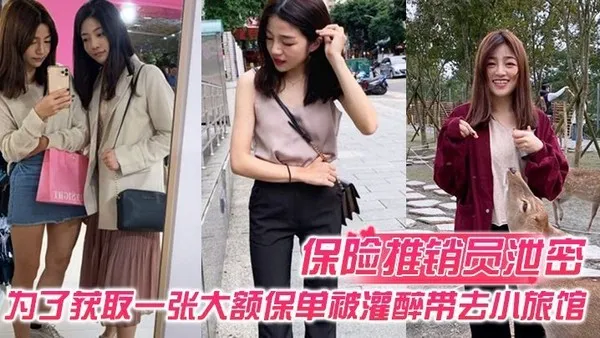 保险推销员泄密保险推销员为了获取一张大额保单被灌醉带去小旅馆疯狂晚弄一整晚视频曝光流出 封面